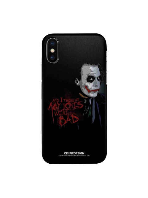 

CelfieDesign Black & Red iPhone X Slim Back Case