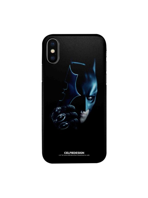 

CelfieDesign Black & Blue I am Batman iPhone X Slim Back Case