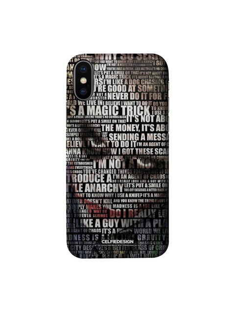 

CelfieDesign Black & White Joker Quotes iPhone X Slim Back Case