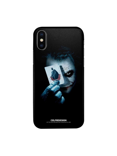 

CelfieDesign Black & Blue Jokers Trump Card iPhone X Slim Back Case