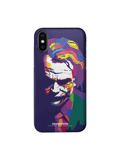 

CelfieDesign Purple & Yellow Joker Art iPhone X Slim Back Case