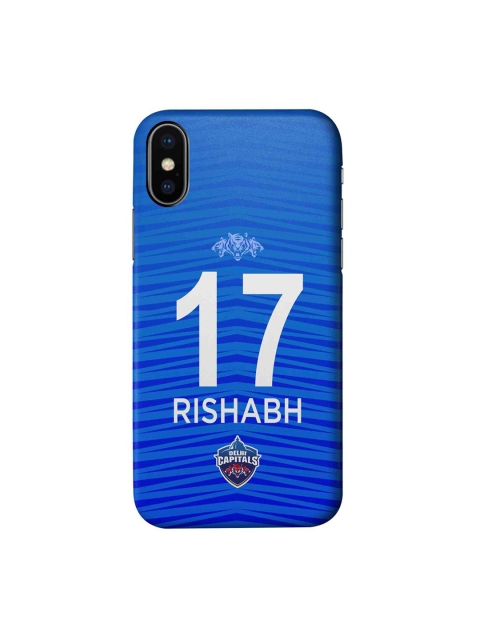 

CelfieDesign Blue & White Delhi Capitals Gear Up iPhone X Slim Back Case