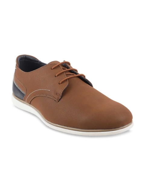 

Mochi Men Tan Colourblocked Derbys