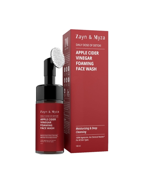 

ZM Zayn & Myza Apple Cider Foaming Face wash, 100 ml, Transparent