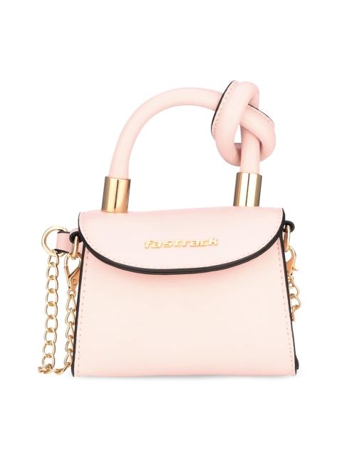 

Fastrack Pink PU Structured Handheld Bag