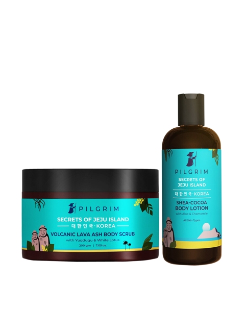 

Pilgrim Volcanic Lava Ash Deep Cleansing & De-Tan Combo, Teal