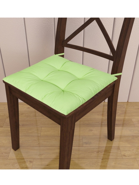 

Home Centre Green Solid Cotton Foam Chair Cushion