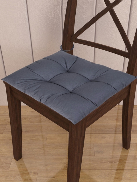 

Home Centre Grey Solid Cotton Foam Chair Cushion
