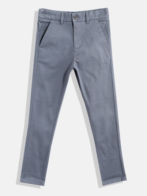

Marks & Spencer Boys Grey Solid Chinos