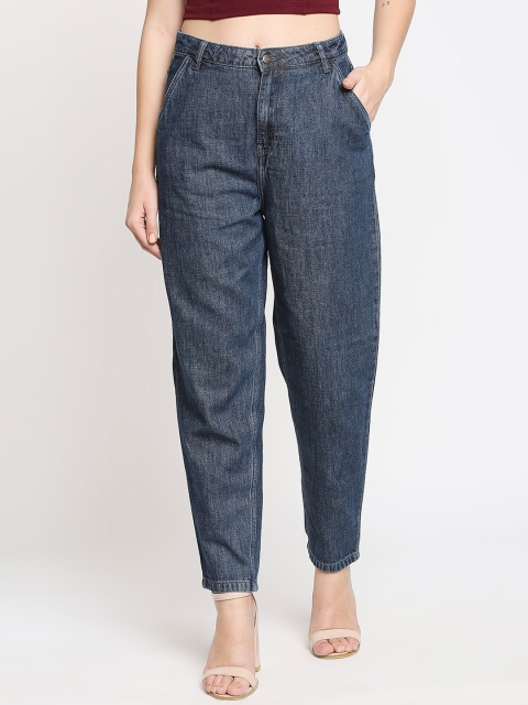 

FREAKINS Women Blue Comfort Relaxed Fit High-Rise Jeans