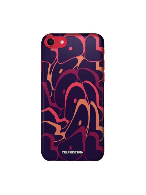 

CelfieDesign Blue & Pink Printed iPhone SE 2020 Slim Back Case