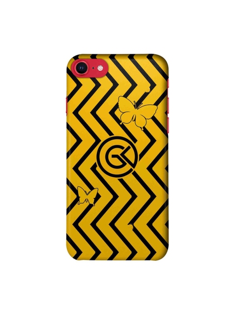 

CelfieDesign Yellow & Black iPhone SE 2020 Slim Back Case
