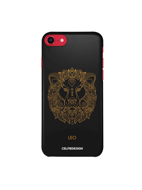

CelfieDesign Black & Yellow Printed iPhone SE 2020 Slim Back Case