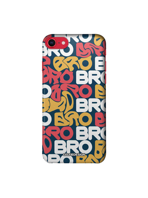 

CelfieDesign White & Red Bro iPhone SE (2020) Slim Back Case