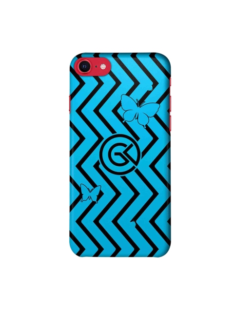 

CelfieDesign Black & Blue iPhone SE 2020 Slim Back Case