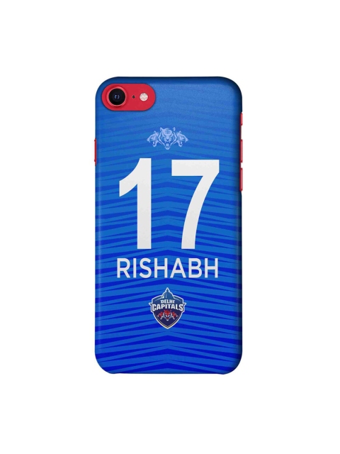 

CelfieDesign Blue & White Delhi Capitals Gear Up iPhone SE (2020) Slim Back Case