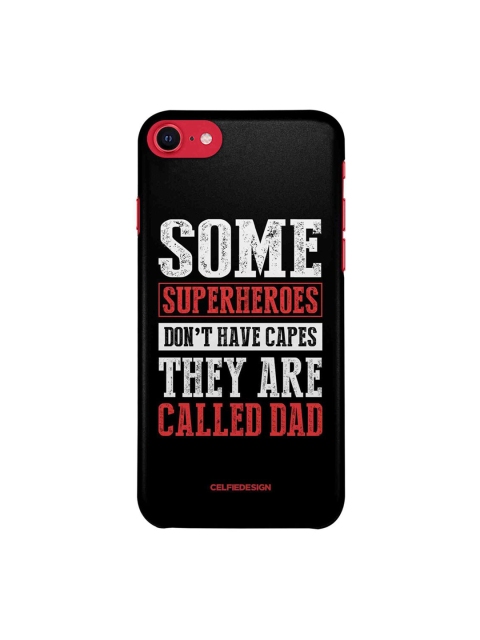 

CelfieDesign Black & White They Are Called Superhero iPhone SE (2020) Slim Back Case
