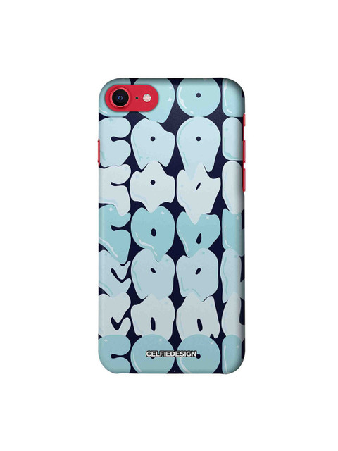 

CelfieDesign Black & Blue iPhone SE 2020 Slim Back Case