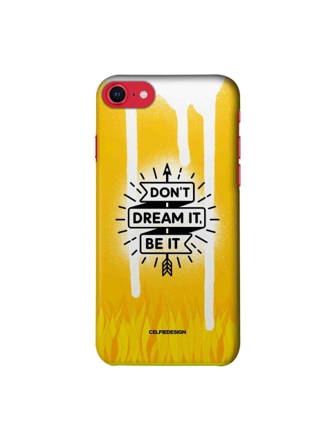 

CelfieDesign Yellow Dont Dream It Be It iPhone SE (2020) Slim Back Case