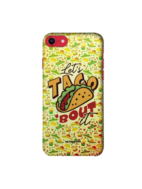 

CelfieDesign Yellow & Green Lets Taco Bout It iPhone SE (2020) Slim Back Case