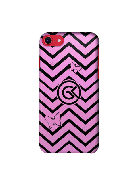 

CelfieDesign Black & Pink Waves iPhone SE (2020) Slim Back Case