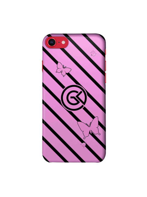 

CelfieDesign Black & Pink iPhone SE 2020 Slim Back Case