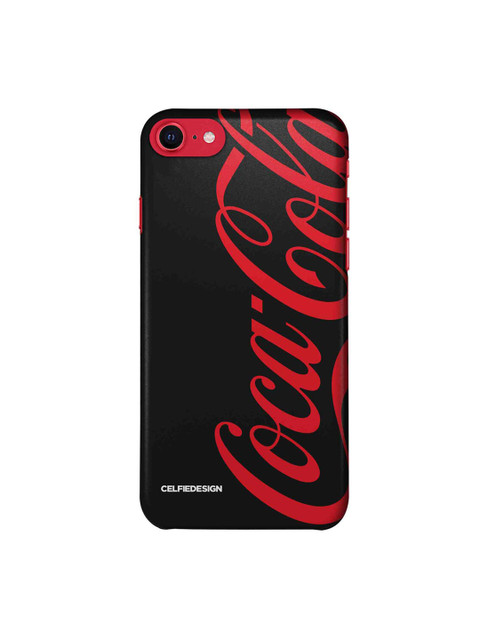 

CelfieDesign Black & Red iPhone SE 2020 Slim Back Case