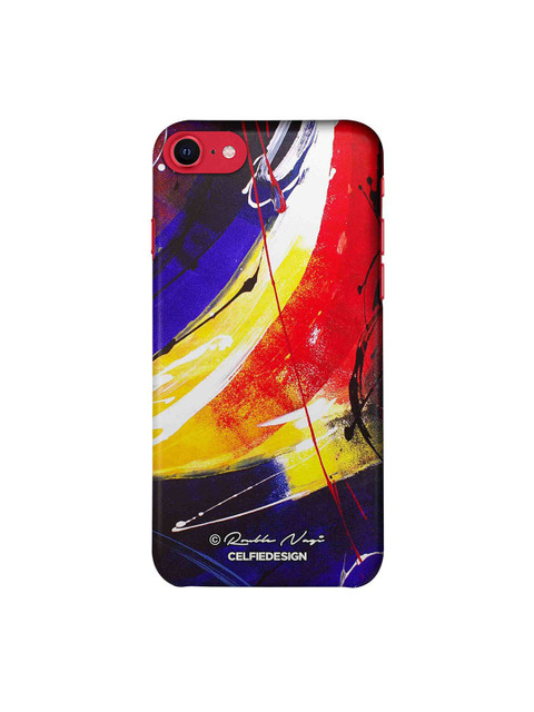 

CelfieDesign Blue & Red Free Mind iPhone SE (2020) Slim Back Case