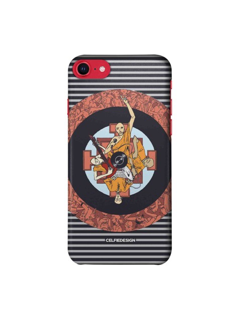 

CelfieDesign Black & Brown iPhone SE 2020 Slim Back Case