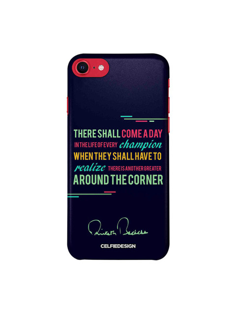

CelfieDesign Black & Green Printed iPhone SE 2020 Slim Back Case