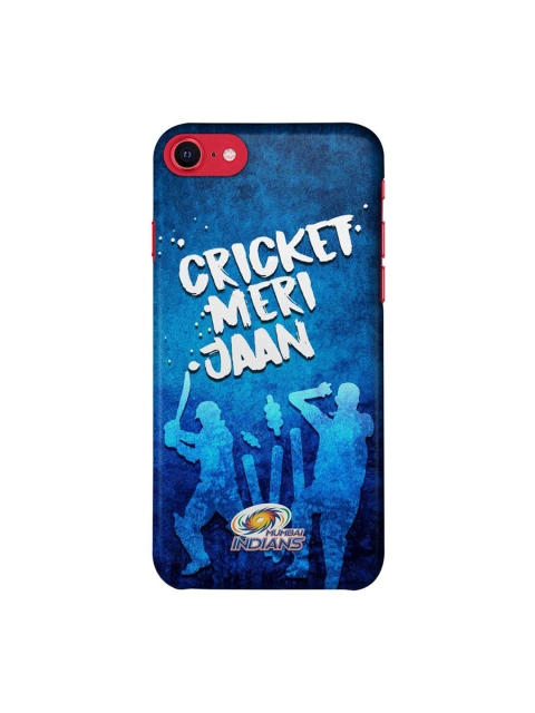 

CelfieDesign Blue & White Printed iPhone SE 2020 Slim Back Case