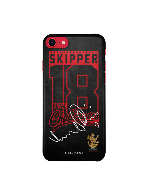 

CelfieDesign Black & Red Autograph Virat iPhone SE 2020 Slim Back Case