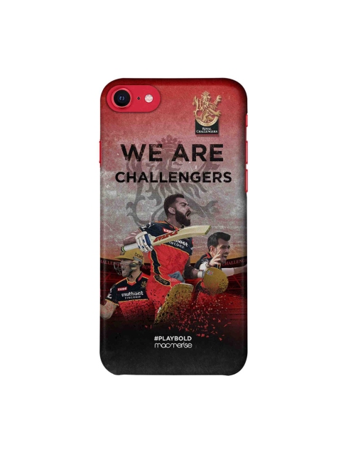 

CelfieDesign Red & Black RCB Celebration iPhone SE 2020 Slim Back Case