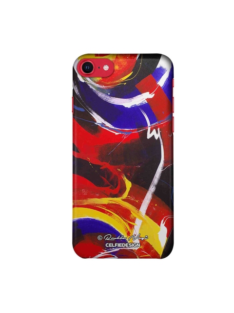 

CelfieDesign Red & Blue New World iPhone SE 2020 Slim Back Case