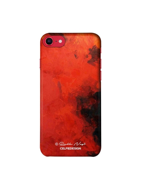 

CelfieDesign Red & Black Red On Me iPhone SE 2020 Slim Back Case