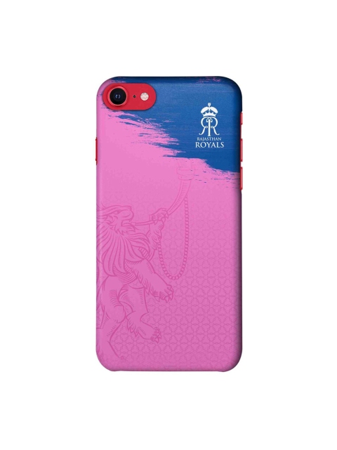 

CelfieDesign Pink & Blue Rajasthan Royals Crest iPhone SE 2020 Slim Back Case