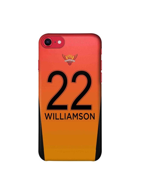 

CelfieDesign Orange & Black Sunrisers Hyderabad Gear Up Printed iPhone SE 2020 Slim Back Case