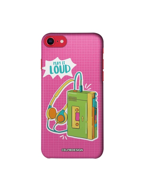 

CelfieDesign Pink & Green Walkman Printed iPhone SE 2020 Slim Back Case
