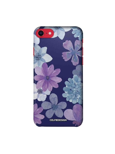 

CelfieDesign Blue & Lavender Iris iPhone SE 2020 Slim Back Case