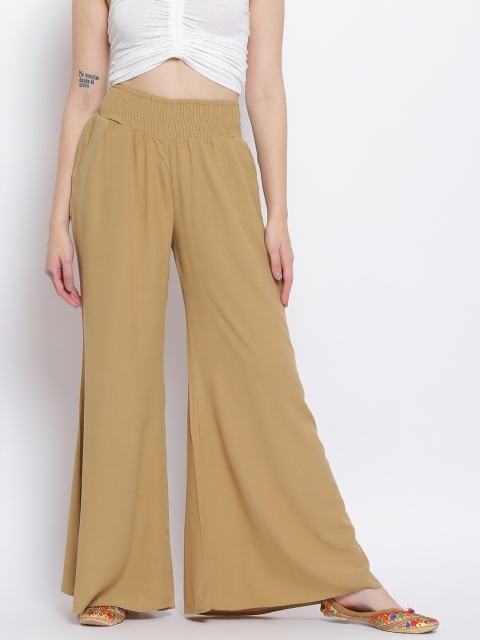 

Lakshita Women Beige Chambray Palazzos