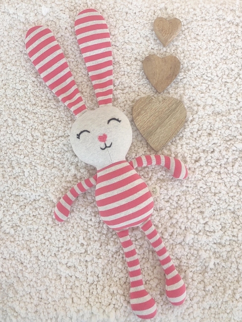 

Greendeer Kids White & Pink Organic Betty Soft Toy