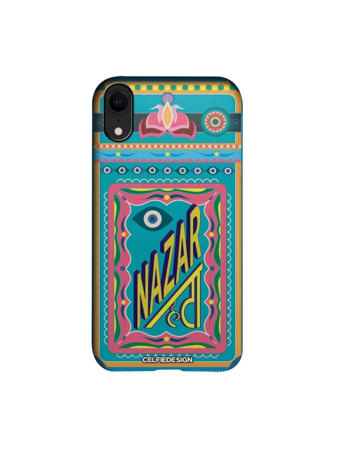 

CelfieDesign Blue & Yellow Nazar Hata Printed iPhone XR Slim Back Case