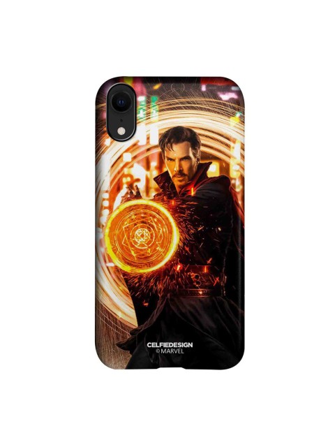 

CelfieDesign Black & Beige Dr Strange Opening Portal Printed iPhone XR Slim Back Case
