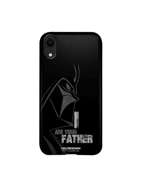 

CelfieDesign Black & Grey I am your Father Printed iPhone XR Slim Back Case