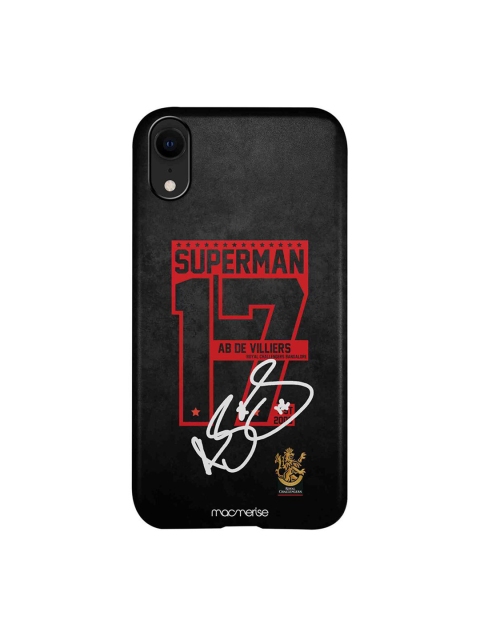 

CelfieDesign Black & Red iPhone XR Slim Back Case