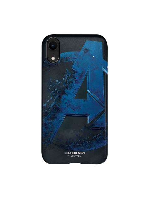 

CelfieDesign Blue & Black Endgame Logo Printed iPhone XR Slim Back Case
