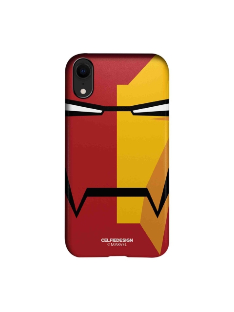 

CelfieDesign Red & Yellow Face Focus Ironman Printed iPhone XR Slim Back Case