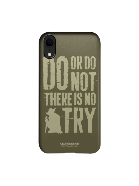 

CelfieDesign Green Yoda Theory Printed iPhone XR Slim Back Case