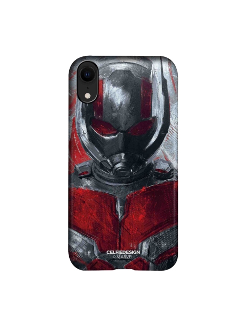 

CelfieDesign Red & Grey Charcoal Art Antman iPhone XR Slim Back Case