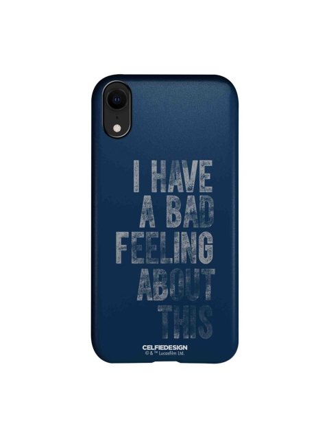 

CelfieDesign Blue & Grey Bad Feeling iPhone XR Slim Back Case